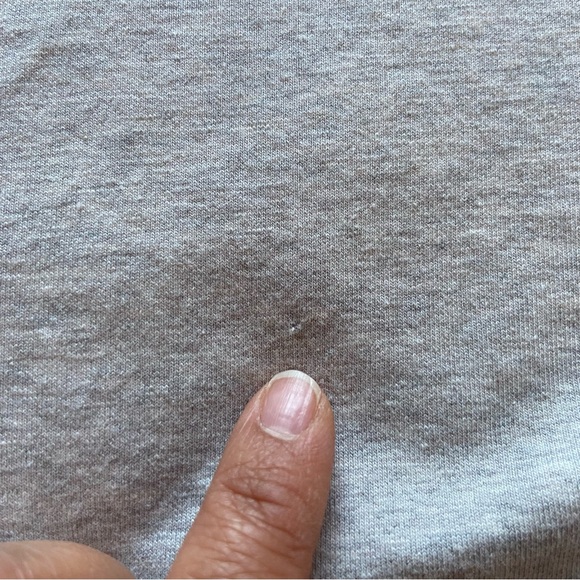 Garnet Hill Sweatshirt Dress Women’s Small Long Puff Sleeve Oversized W/ Pockets - Picture 16 of 16